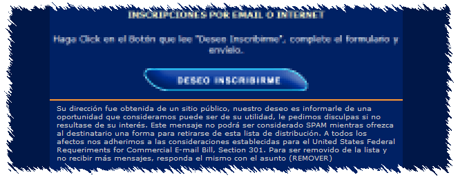 Su direccin fue obtenida de un sitio pblico...