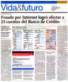 Fernando S. Yépez descubre quienes realizaron fraude por Internet en Banco BCP que afectó a 23 ahorristas